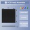 Deli Magnetic Blackboard Dry Erase Board, 36" x 24" Wall Mounted Black Board with Aluminium Frame for School and Home